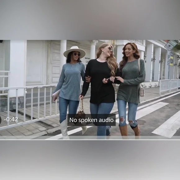 Green Ribbed Long Sleeve Tunic Top Crew Neck Casual Sweater. - Picture 4 of 6